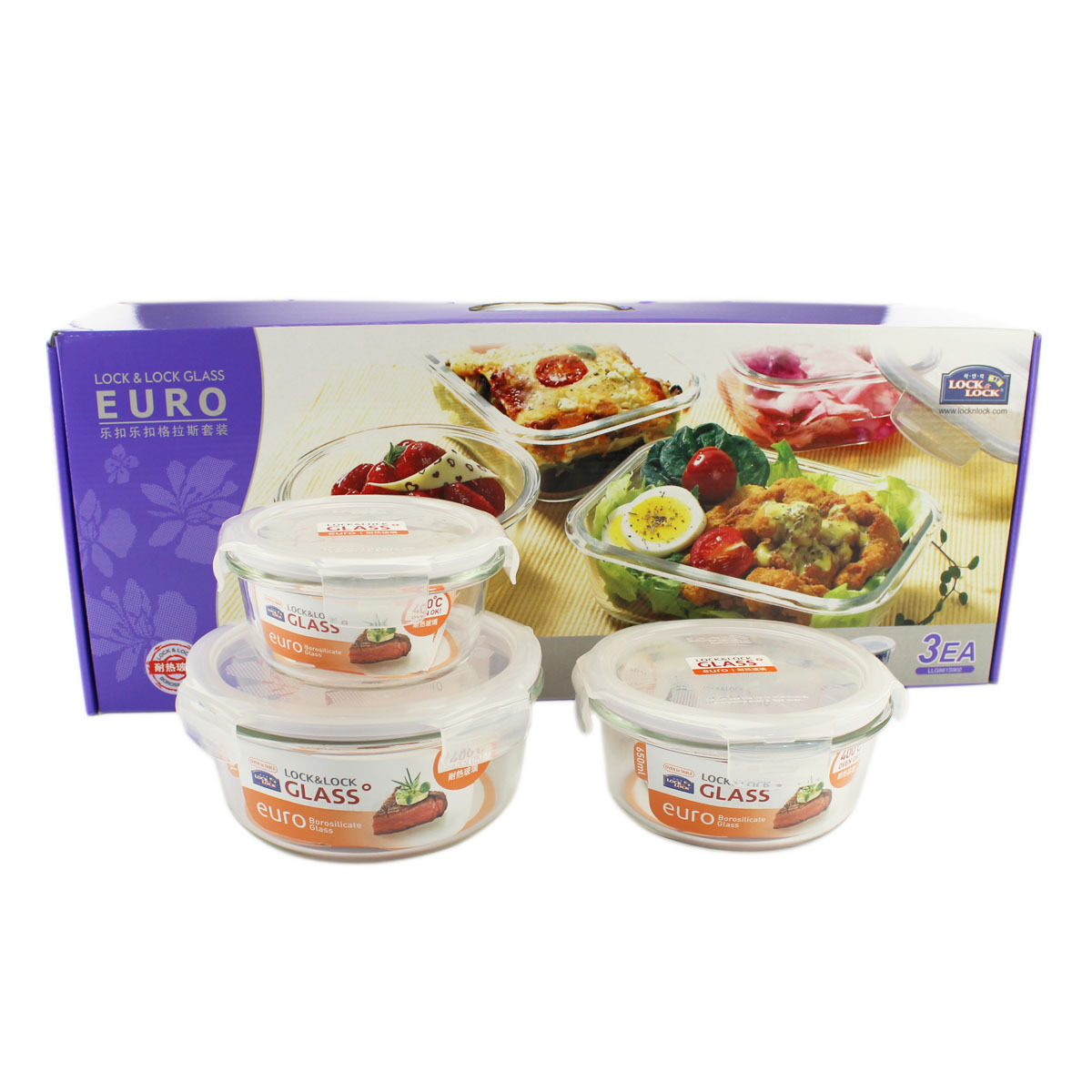 乐扣乐扣四面格拉斯3件套& lt;LLG861S902& gt;一