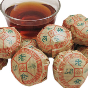 云南普洱茶 熟茶/老仓小沱茶 熟沱/口感醇正/清脂养胃 满99包邮
