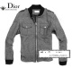 DIOR HOMME 经典款棉麻条纹布修身夹克