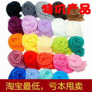 不包邮褶皱<span class=H>围巾</span><span class=H>韩国</span><span class=H>秋冬</span><span class=H>女</span>糖果色<span class=H>围巾</span>韩版防晒披肩长款丝巾春秋夏