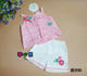 夏日经典小布格MINI-PINK吊带套装