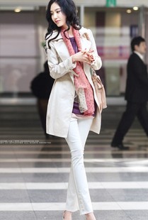  百搭休闲裤韩版女装修身显瘦纽扣小脚九分休闲裤4色新款71017