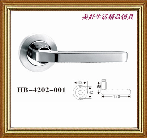 Huiyao Huabao Brand 304 Stainless steel lock indoor Door Wooden door handle kitchen passageway Single tongue lock HB-4202in the Basic building materials , Home Hardware , Locks , Mechanical locks category - from Buy2taobao.com to provide professional Taobao agent buy service