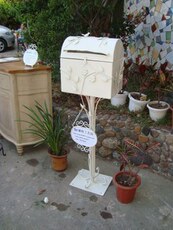 короб 欧式别墅信箱 田园室外信箱 铁艺信报箱户外落地邮筒邮箱