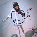衣<span class=H>天使</span> 11夏装韩版女装休闲宽松HelloKitty蝙蝠衫时尚短袖T恤T051