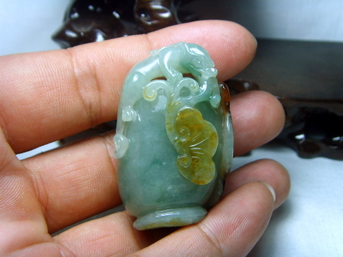 小财神缅甸老坑黄翡俏雕翡翠 开光貔貅吊坠【人生如意】 天然在类目 珠宝/钻石/翡翠/黄金, 翡翠(新), 颈饰中 - 来自Buy2taobao.com提供专业的淘宝代购服务