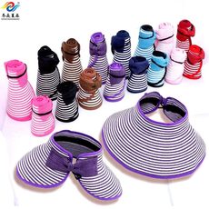 冬焱夏淼夏天太阳帽空顶帽亲子帽韩草帽子女