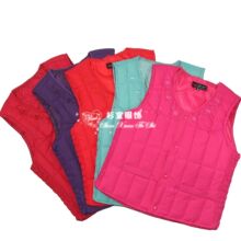 新款女款服装 羽绒背心羽绒马甲羽绒服羽绒内胆 冬季保暖 K袋