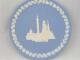 英国 wedgwood  blue jasperware 1970圣诞纪念盘