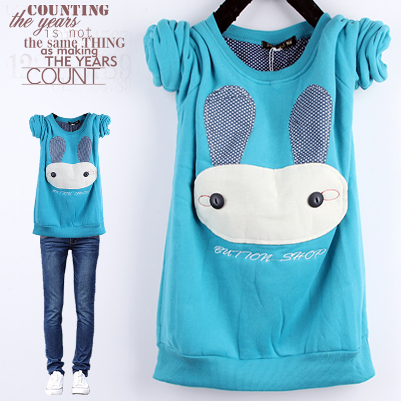 可爱少女卫衣女韩版...