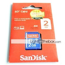 【酷盒子清仓特价】晟碟闪迪 普速 SD 卡class2 2GB 相机储存卡