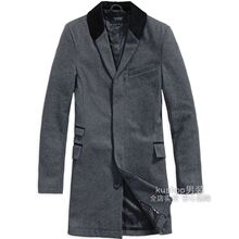 !2011 秋冬 奢侈大牌奢华羊毛有型显瘦男士风衣/大衣