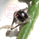 红波坊6 8mm天然矽线猫眼石戒指080308029 女戒