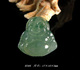 大肚笑佛A货冰种飘绿翡翠佛