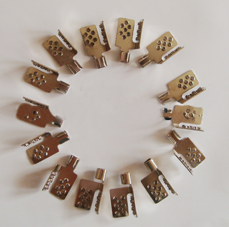 the republic of korea Electric film Connection Card Dedicated Pure copper Silver Fold Terminals fixed fold Connect bucklein the Hardware/Tool , Fastener , Rivet , Picture rivets category - from Buy2taobao.com to provide professional Taobao agent buy service