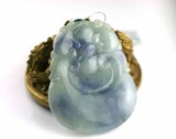 【老岑贞玉】老坑冰糯种紫罗兰 茄紫 G-0902053