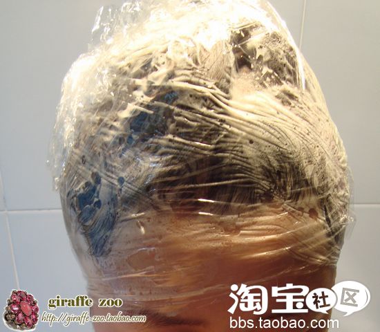 真人兽diy花王泡沫<em>染发</em>膏日系发色<em>染发</em>过程,多