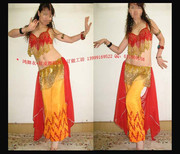 鸿舞衣印度舞服装演出服舞蹈服装舞台演出服装 民族服装 印度服装