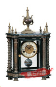 仿古座钟欧式机械，座钟摆设饰品软装工艺，纯铜理石钟500mm