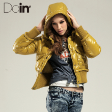 2012冬装新款 Doin''都印 活力宣言炫彩白鸭绒修身羽绒服女潮正品