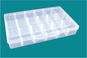透明塑料电子元件盒 纽扣盒 首饰化妆用品盒 螺丝盒 零件盒G-310
