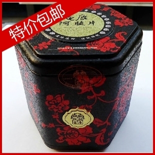  胡庆余堂阿胶 龟鹿果仁阿胶片糕 即食固元膏 方（精装铁盒280克）