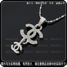 ◆ Silver Crown credibilidad clásico de Chanel Flash collar de diamantes Y5319T0 especial!  Por sólo nueve nueve!