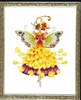 正宗dmc法国十字绣，套件多彩菊花，仙子欧式人物系列6129