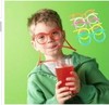 快乐大本营张杰趣味眼镜，吸管搞怪创意儿童，眼睛艺术吸管q579