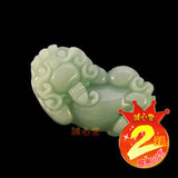 诚心堂/高僧诵经祈福开光加持天然翡翠玉貔貅吊坠项坠/赠证书红绳
