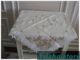 外贸抽纱云缎镂空绣花三六方桌布
