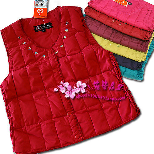 [90%<em>羽绒</em>]<em>女式</em>轻便羽绒背心女士保暖<em>羽绒马甲</em>