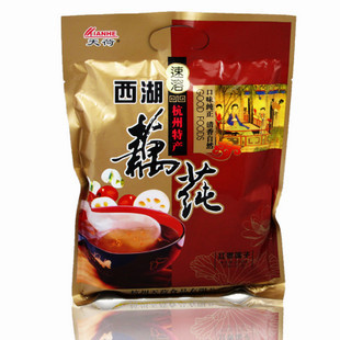  杭州特产藕粉 天荷藕莼红枣莲子 西湖藕莼速溶350g藕粉送礼营养