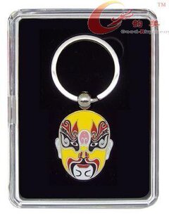  文渊阁 中国特色工艺品 出国礼品 汽车钥匙扣 京剧脸谱典韦 促销