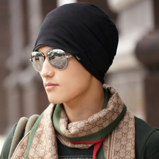  Siggi 帽子男士韩版潮套头帽帽子女秋冬天针织帽头巾帽街舞嘻哈帽