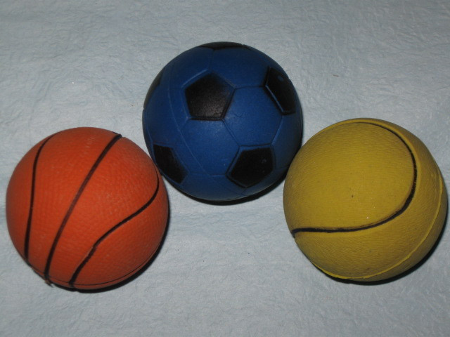 本色球 实心小皮球 儿童玩具球 实心球 义乌小商