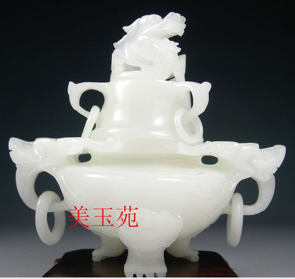 手工精雕阿富汗油润白玉香炉 天然白玉摆件 白玉香炉经典款收藏在类目 珠宝/钻石/翡翠/黄金, 其他天然玉石, 珠宝奇石中 - 来自Buy2taobao.com提供专业的淘宝代购服务
