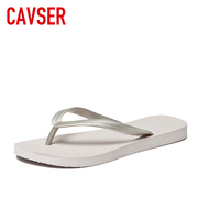 CAVSER2024人字拖鞋夏季夹脚拖鞋女平底沙滩拖度假鞋海边凉拖鞋