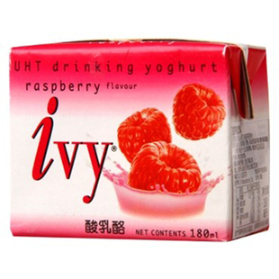  【天猫超市】泰国进口爱菲覆盆子酸奶 50%酸奶 含益生菌180ml