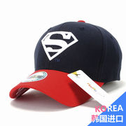 韩国超人全封闭棒球帽，韩国ace帽子，撞色superman棒球帽男女帽子