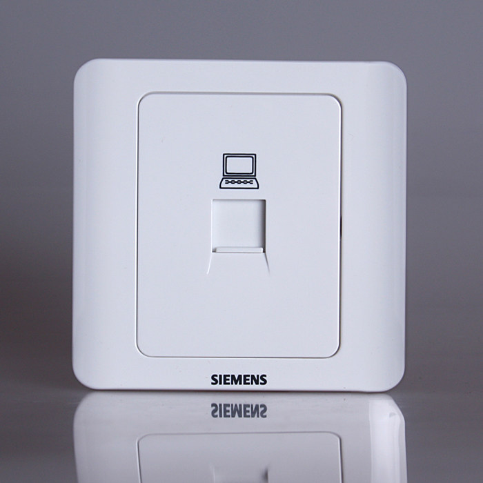 西门子开关插座 SIEMENS 远景雅白 电脑插座