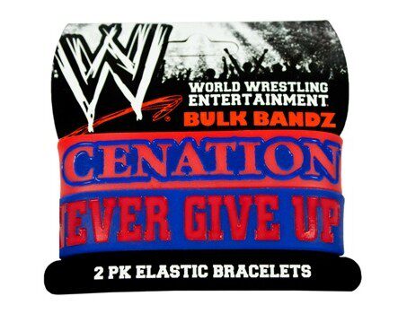 WWE美国正品 John Cena Persevere Bulk Bandz运动硅胶手腕