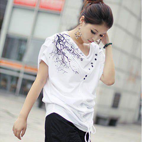 <em>女装</em>/女士<em>精品</em>短袖T恤<em>韩国进口</em>-09春夏新品大