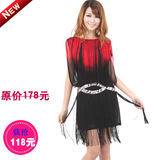 2012新款促销 时尚钉珠镶钻百搭打底裙 修身流苏连衣裙无袖流苏裙