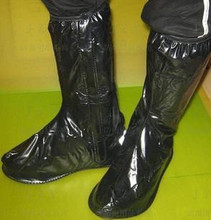 冲3钻飞锐男士高帮防雨鞋套/防水鞋套 雨靴套 耐磨加厚 带反光片
