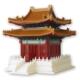 奥运产品益智类工艺礼品立体拼插仿真古建筑模型之一