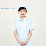 诺尔森兰色护士服NS-01A 短袖夏装医用护士服装