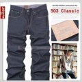  日单 levis 503 classic 客供面料革新版levis直筒 牛仔裤 男