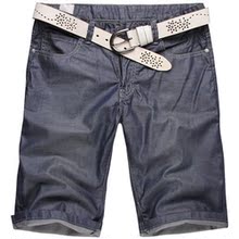 MR.ZERO夏季航海时尚男士五分牛仔直筒多袋DC009 tkyl
