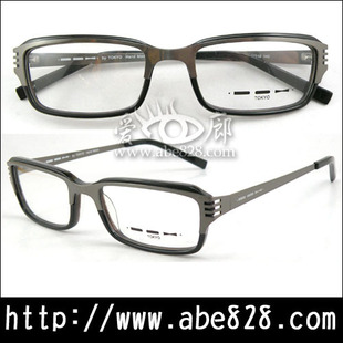 双～TOKYO板材架合金新潮眼镜架DOX303黑